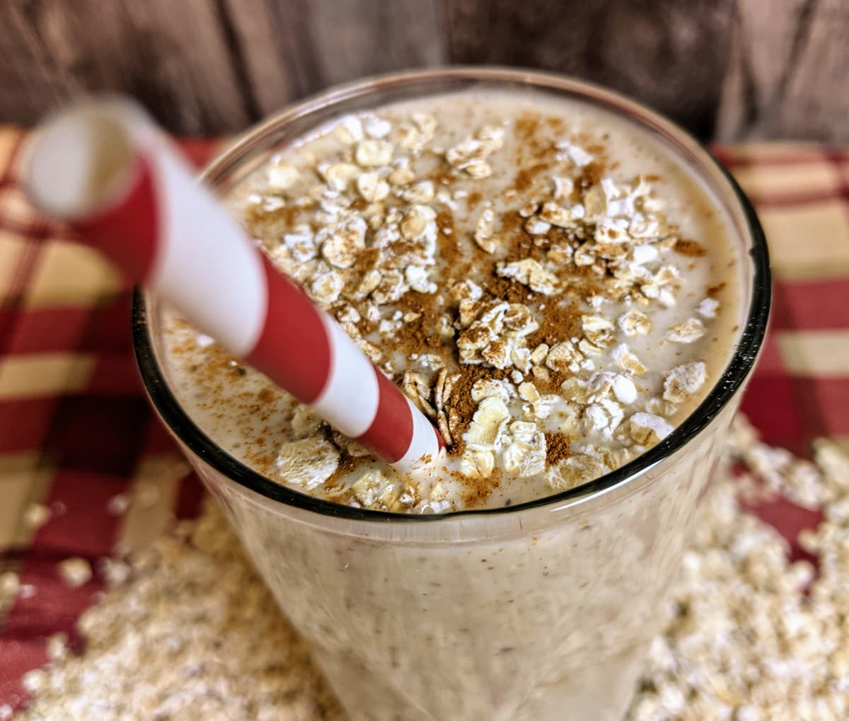 Mixed Oatmeal Breakfast Smoothie Recipe