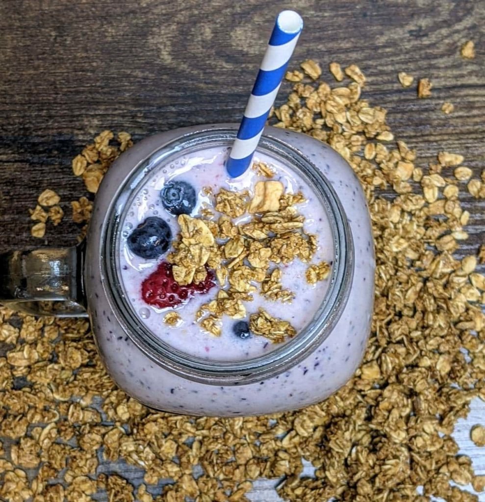 Parfait Mixed in Glass