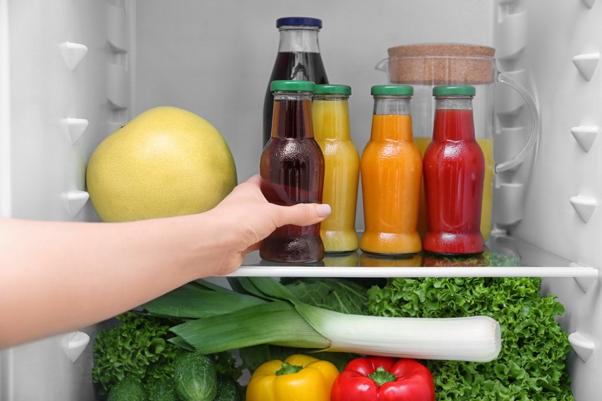 Juice stored lasts fridge