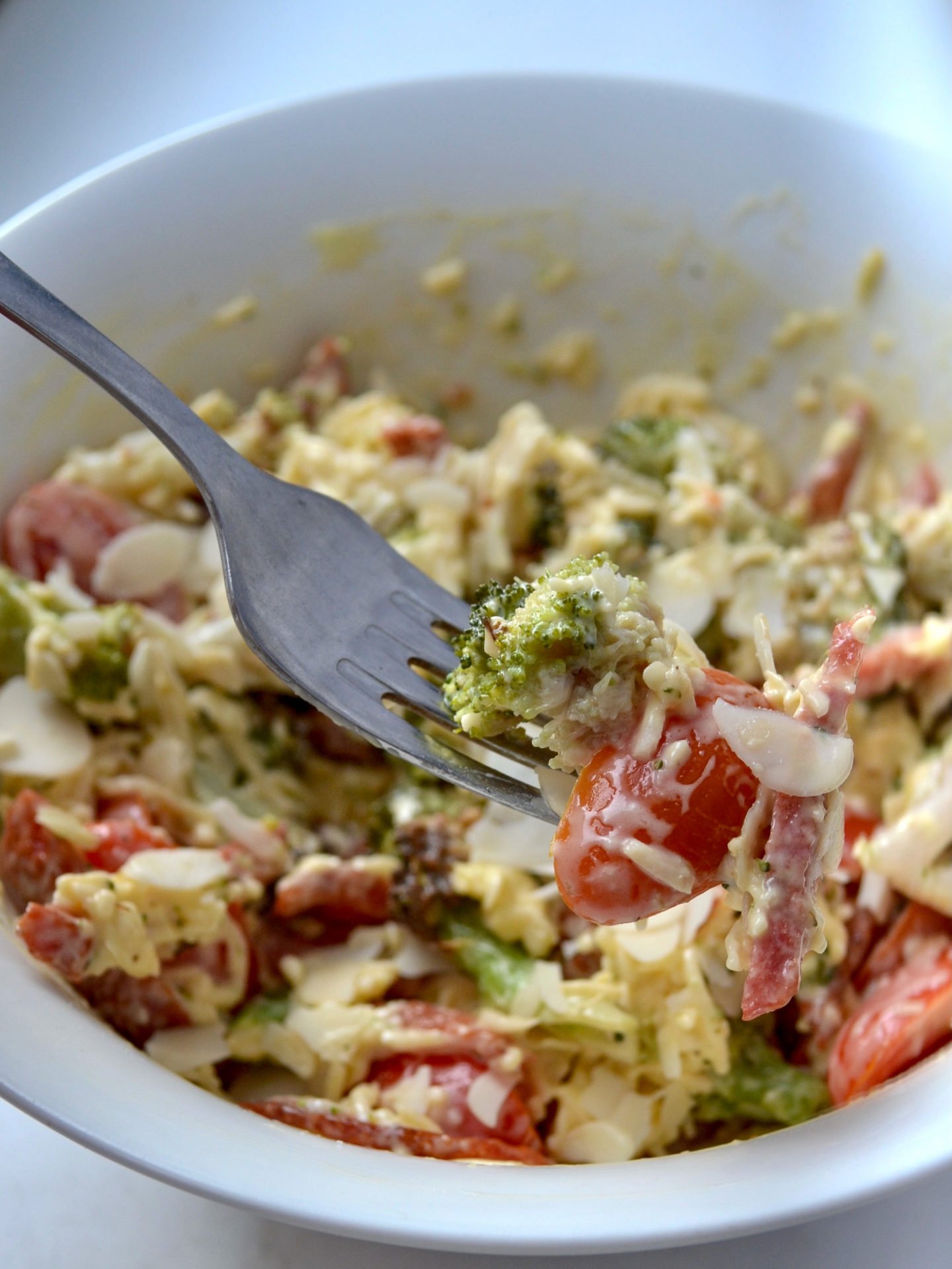 Keto broccoli salad