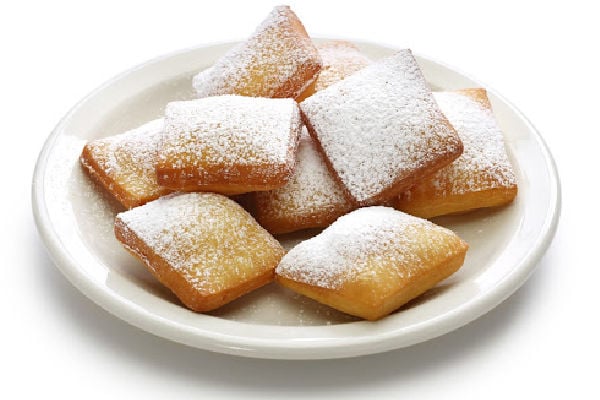 A plate of beignets