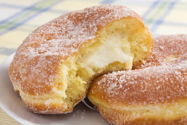 Cream filled donuts