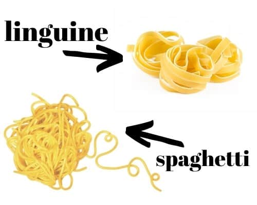 Linguine vs spaghetti