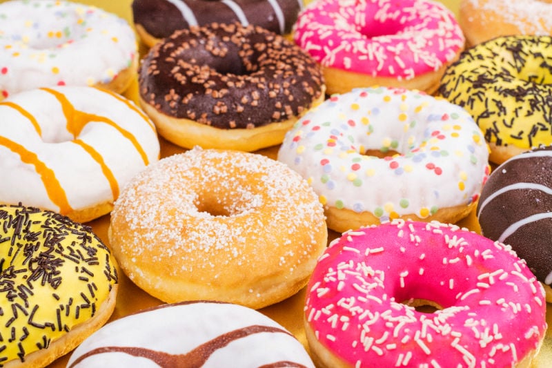 Various types of donuts