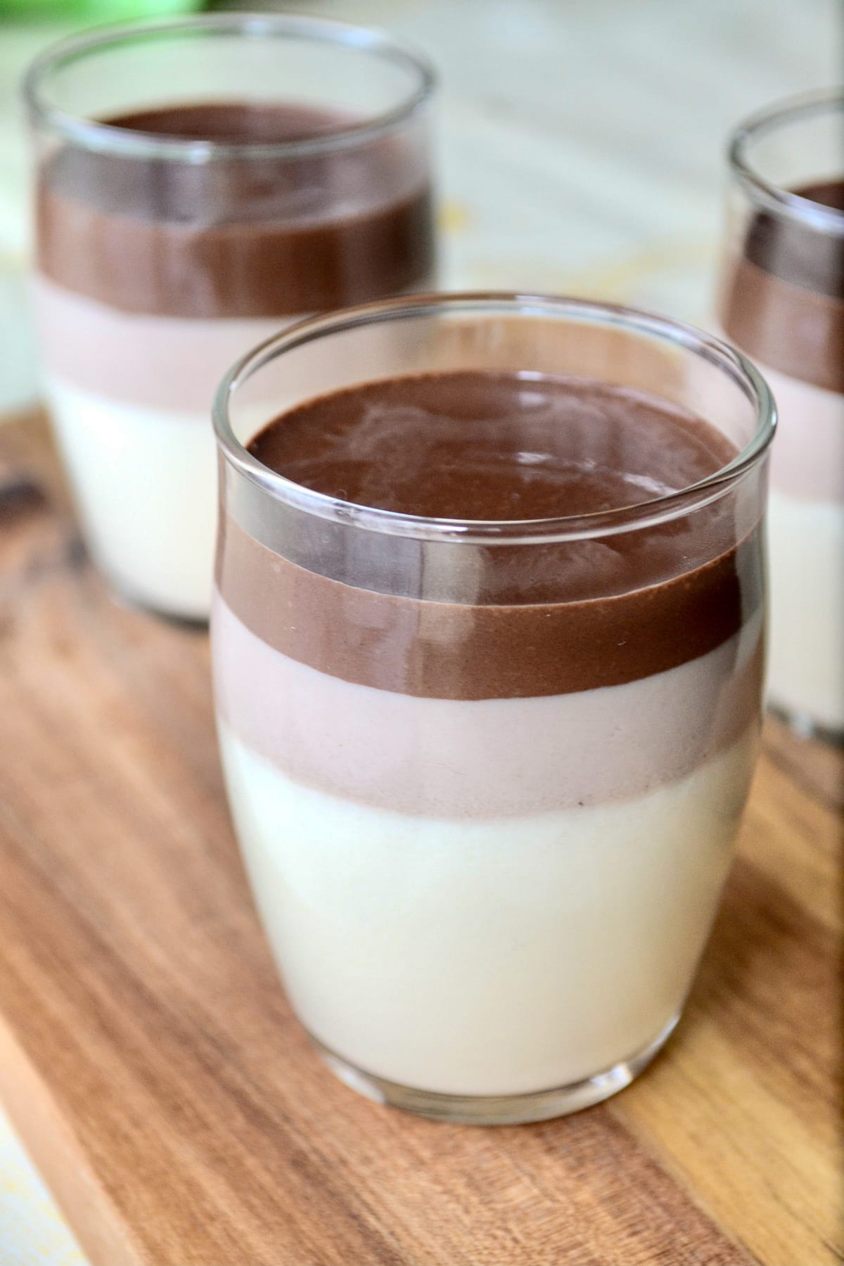 Keto panna cotta making