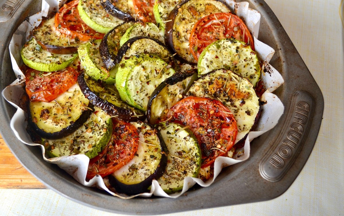 baked keto veggie ratatouille