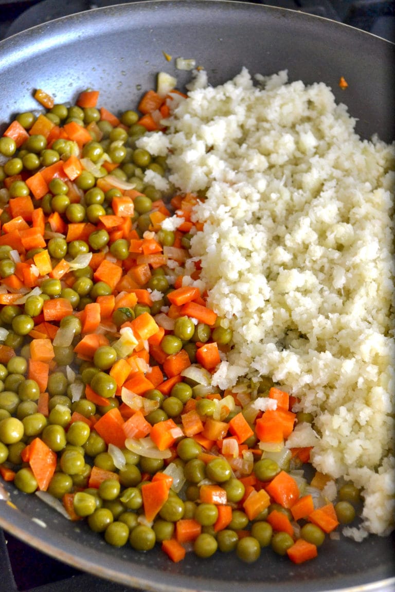 Keto Fried Cauliflower Rice Tastylicious