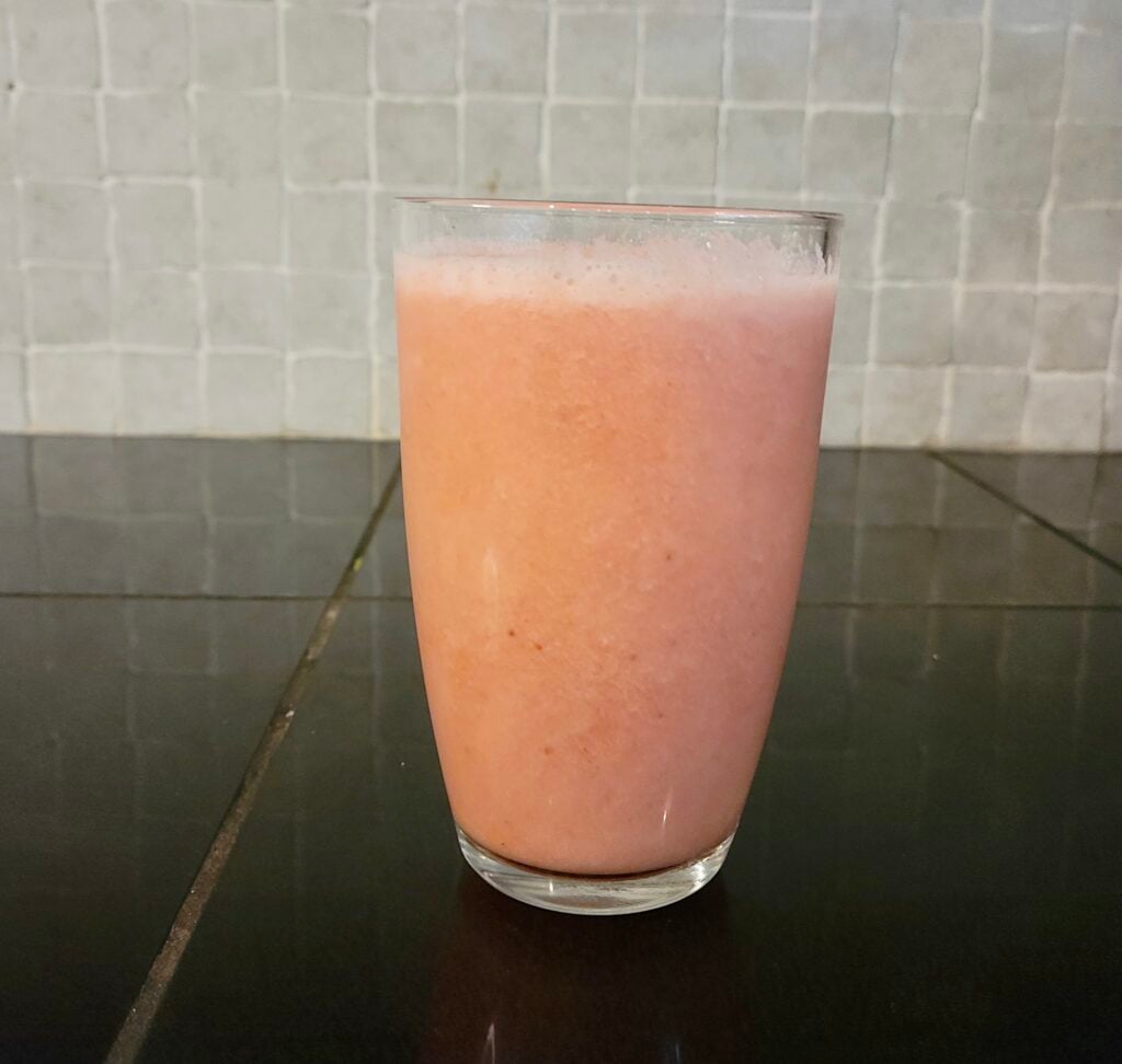 Smoothie made in the Ninja Pro 1000