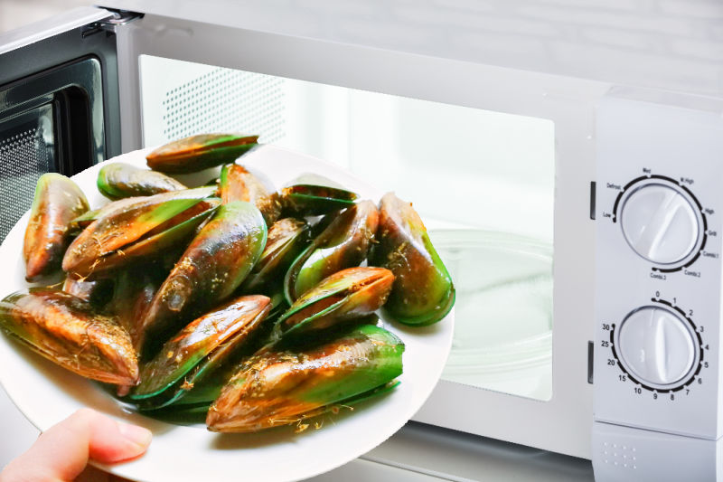 Can you microwave mussels
