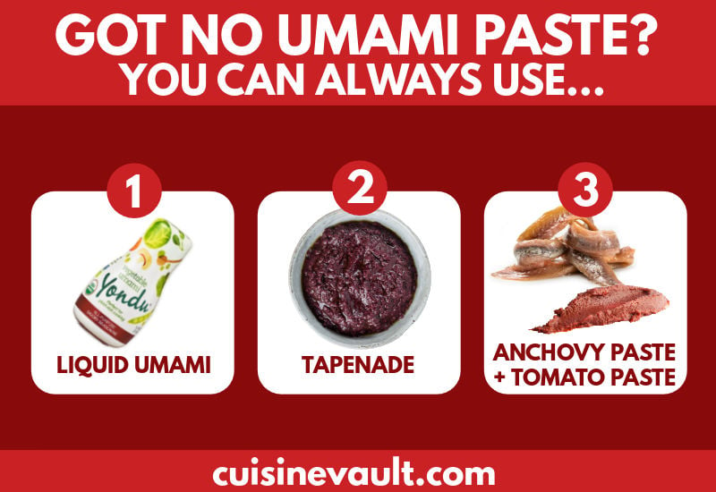 Umami Paste Substitutes