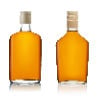 Two bottles on white background