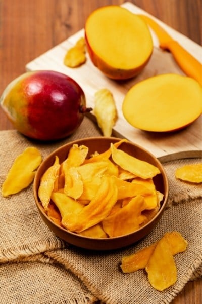 Can you eat take in too much potassium from mangos?