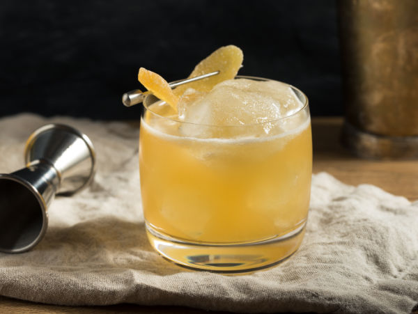 Penicillin Cocktail in a glass