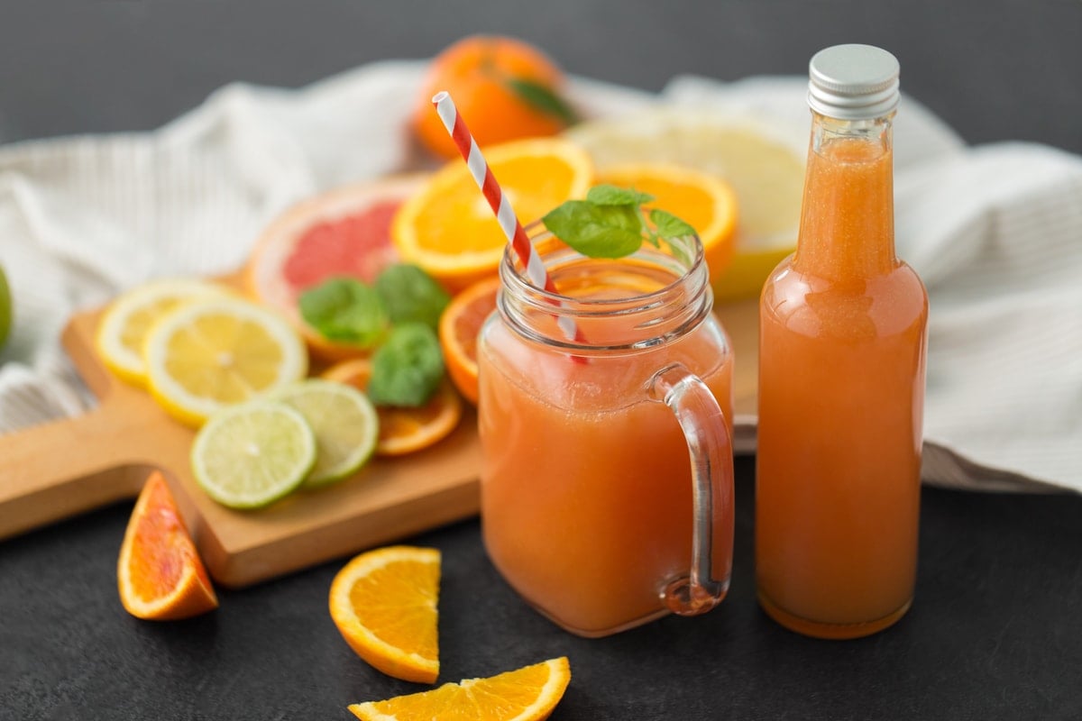 A Delicious Citrus Drink for Your Skin