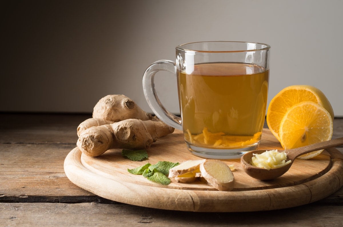 Lemon Ginger Tea for Liver Detox