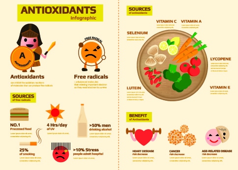Antioxidants Fight Free Radicals