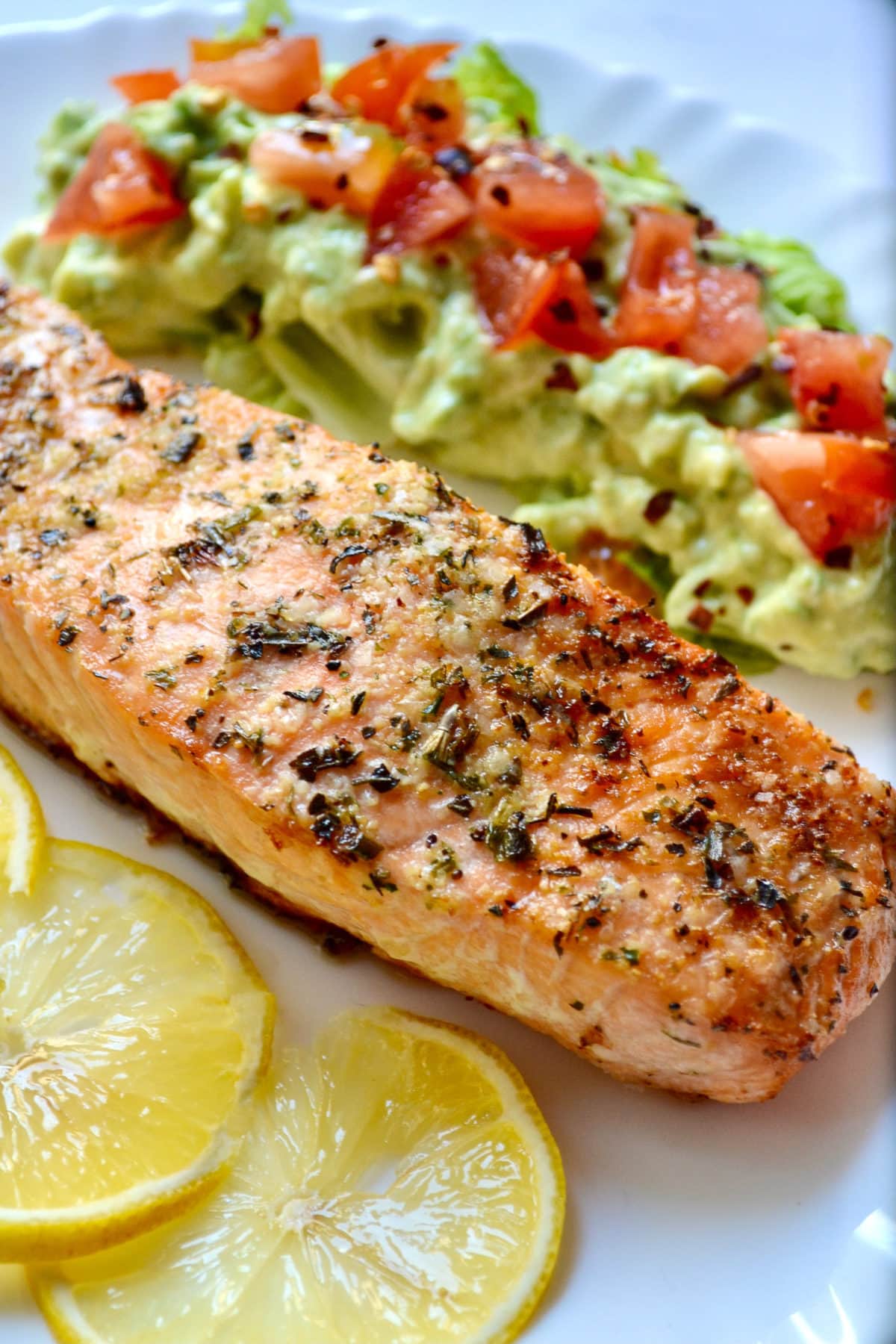 Keto Air Fryer Garlic Butter Salmon - Tastylicious