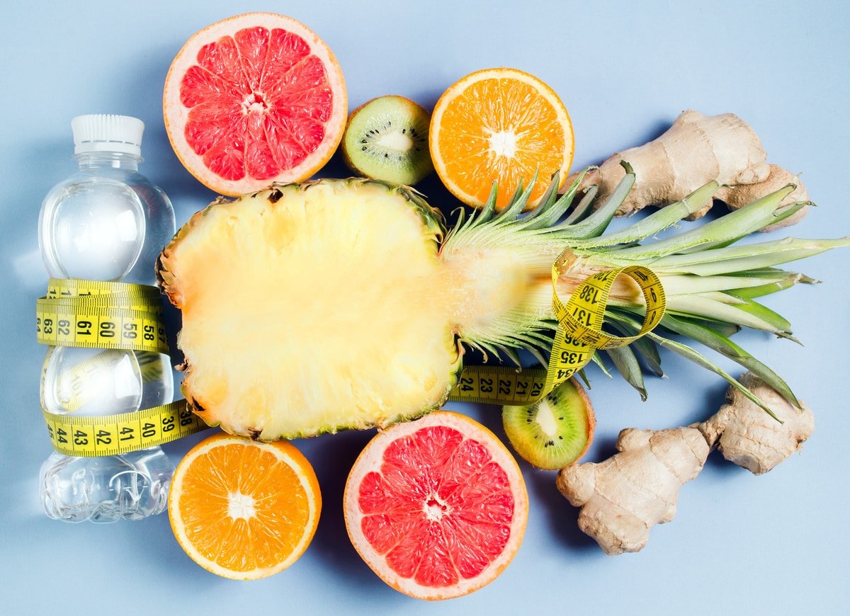 Pineapple, Grapefruit, Ginger Juice