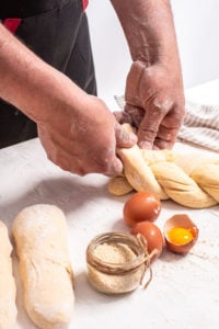 Braiding the dough