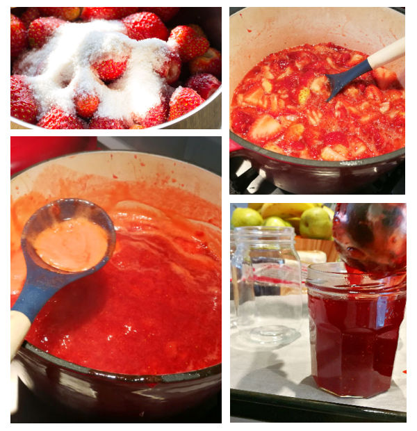 Steps to make jam