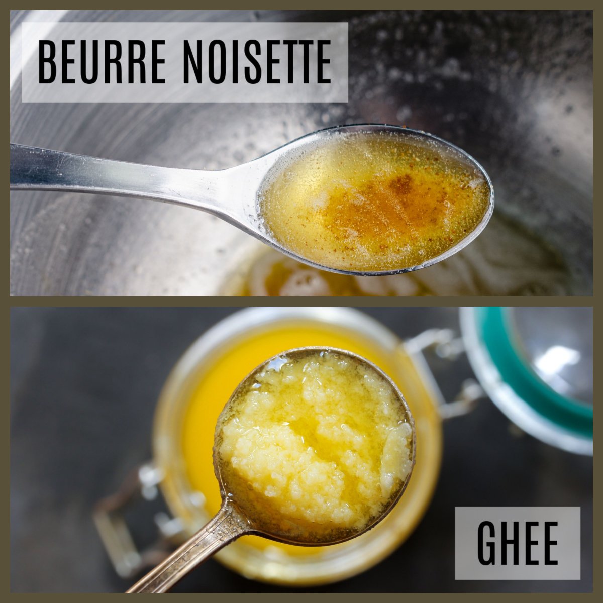 beurre noisette vs ghee differences