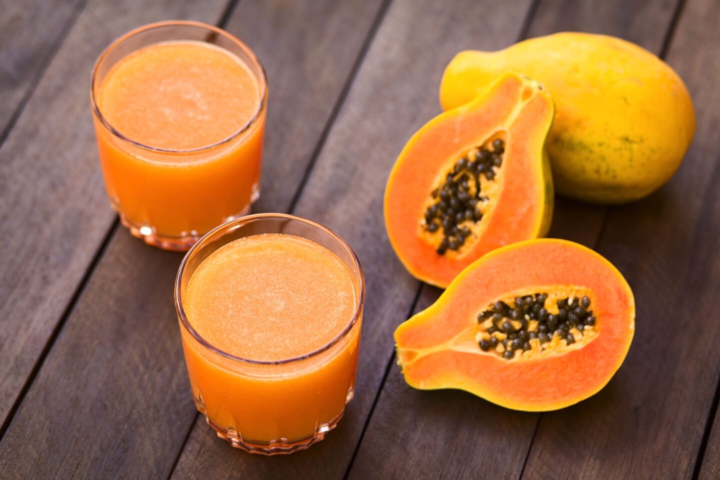 fresh papaya juice
