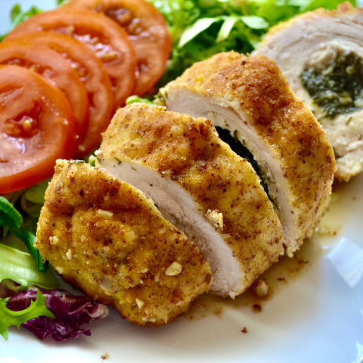 Keto Baked Chicken Kiev - Tastylicious