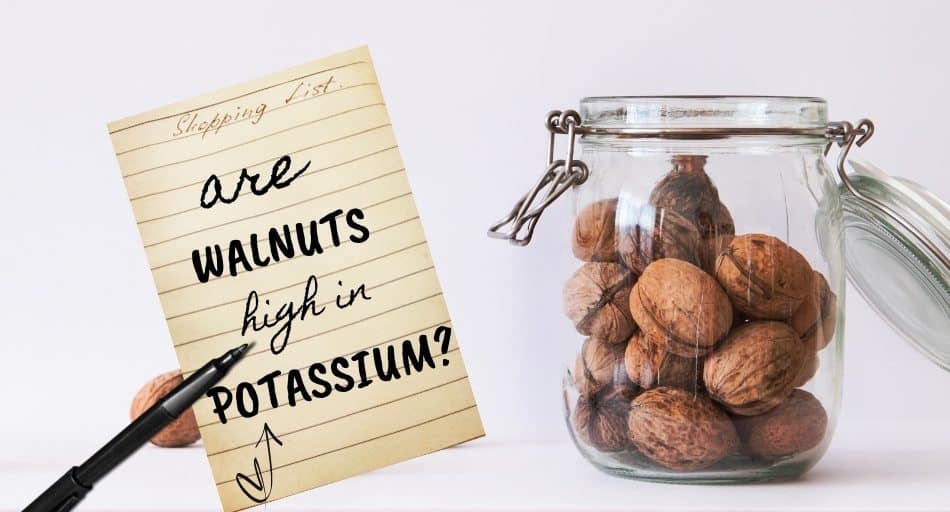 Are walnuts high in potassium? 