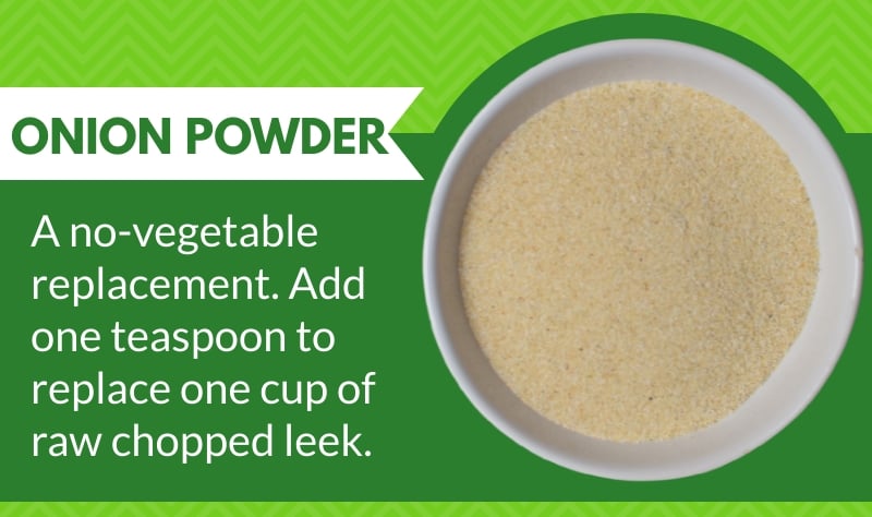 Onion Powder vs leeks