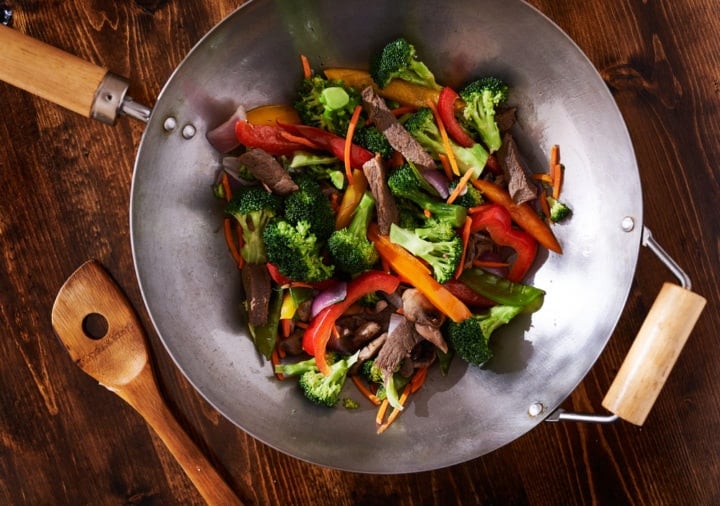 carbon steel wok