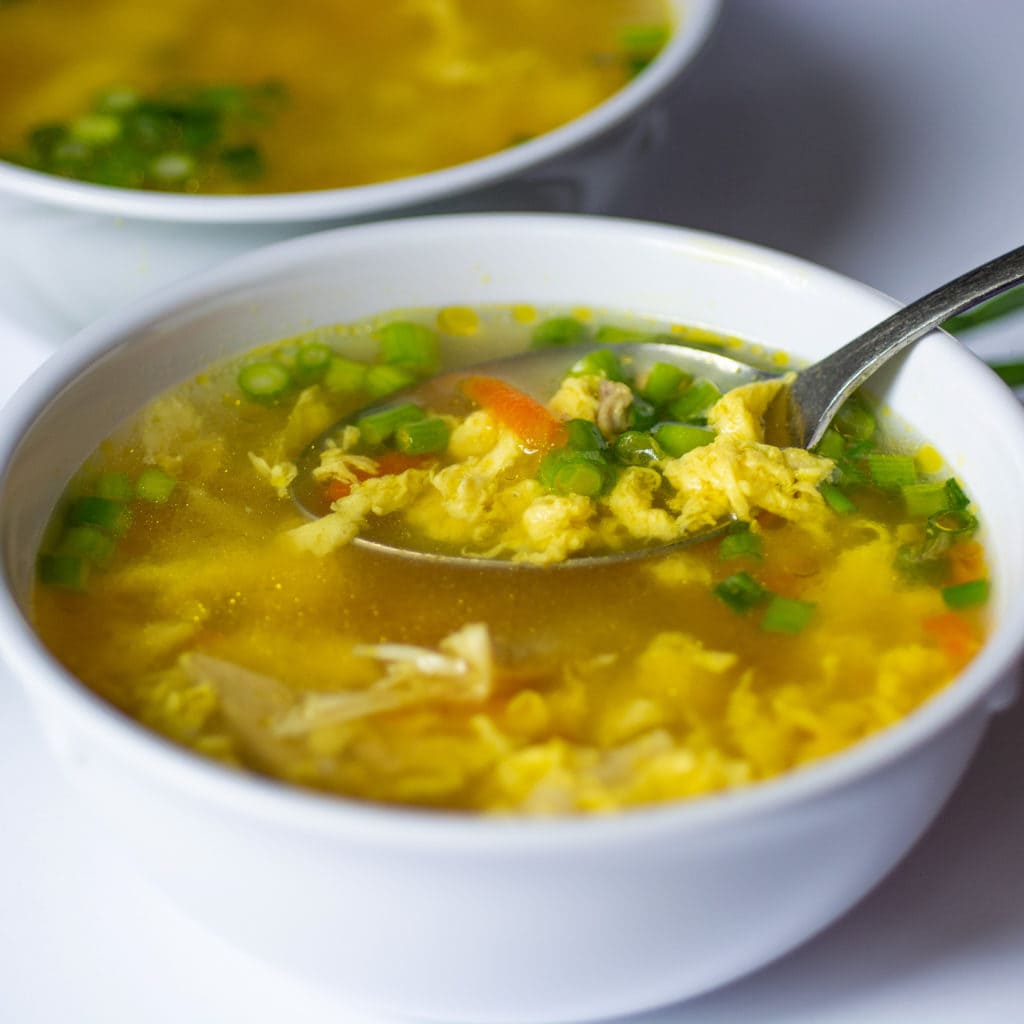 keto chicken egg drop soup