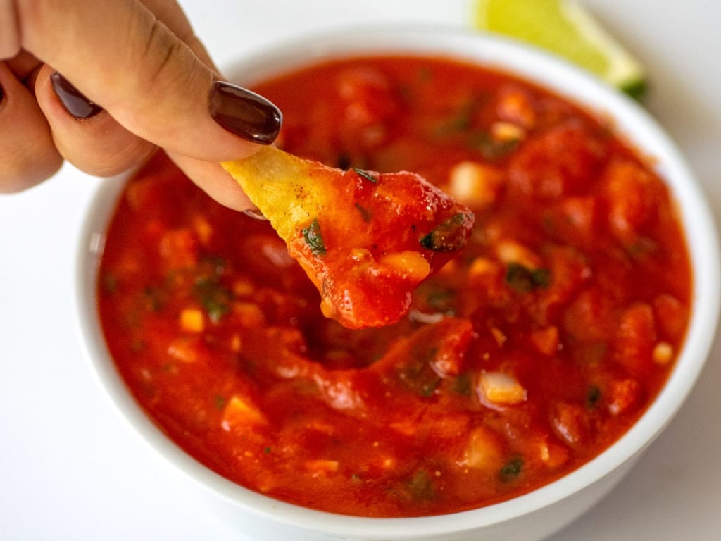 keto salsa dip