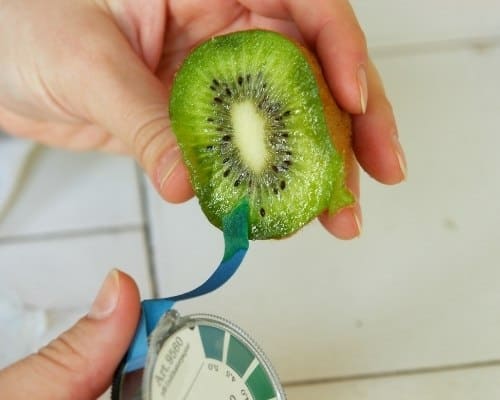 pH Value Determination Kiwi Fruit