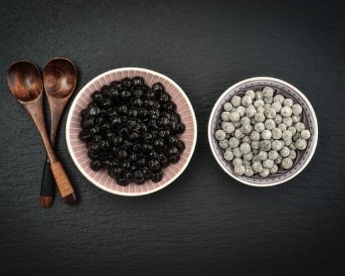 Boiled and Raw Tapioca Pearls