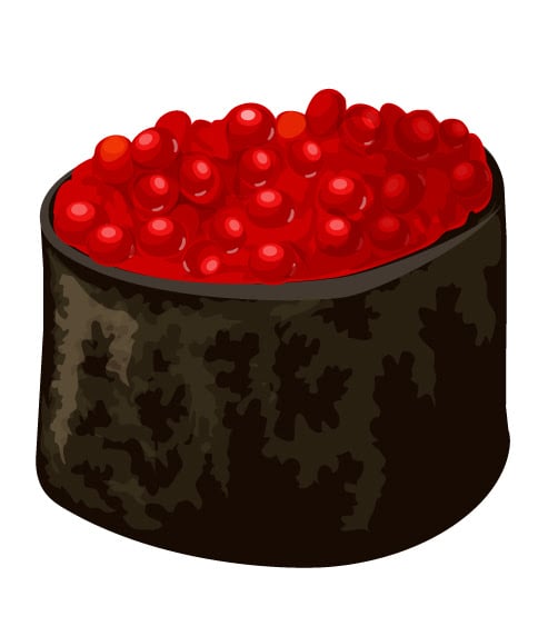Ikura or caviar balls