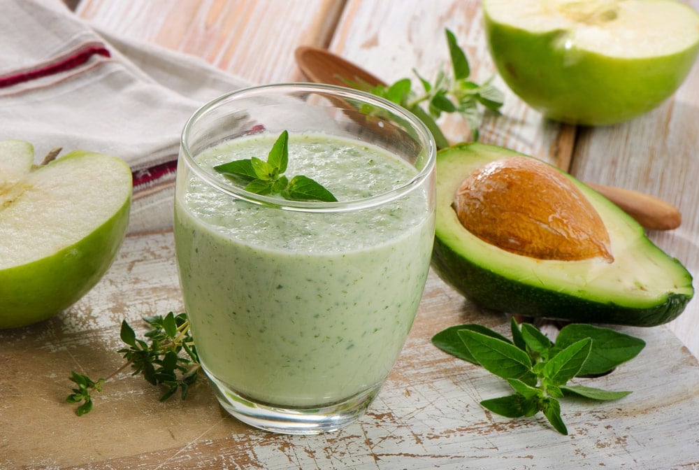 Apple Cider Vinegar Avocado Smoothie