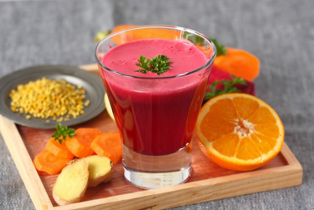 Beets Carrots Orange Ginger Juice