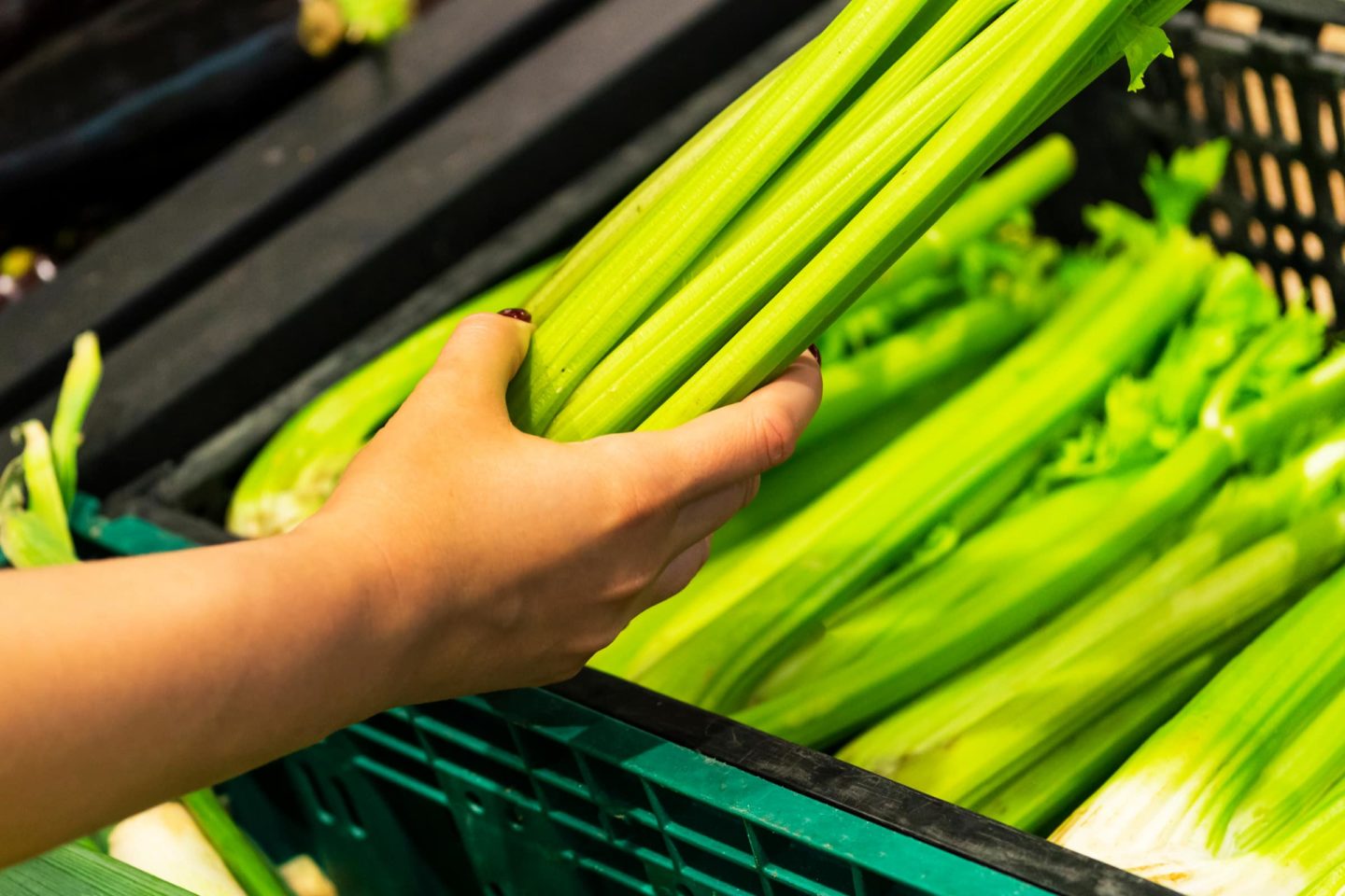 Buying Celery At The Grocery