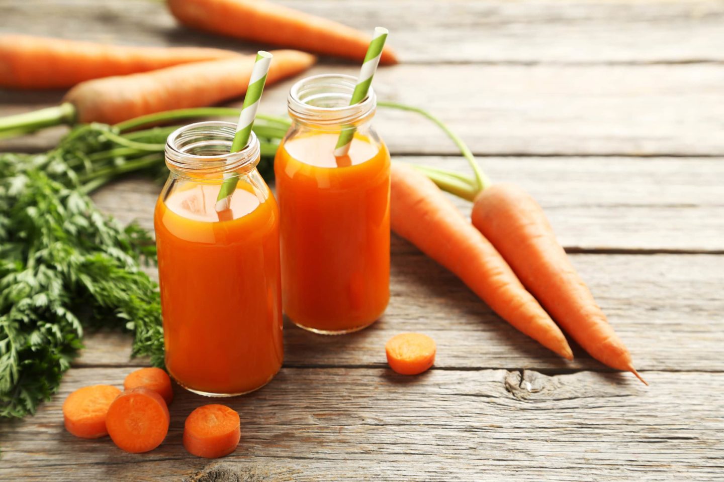 Carrot Juice With Fresh Carrots