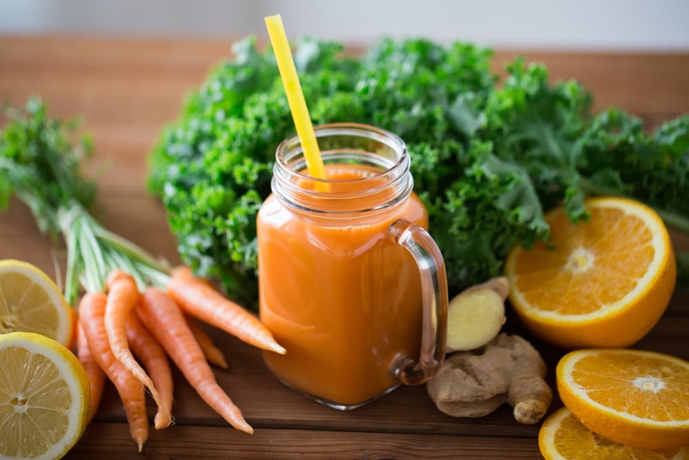 Carrots Orange Lemon Ginger Juice Cleanse