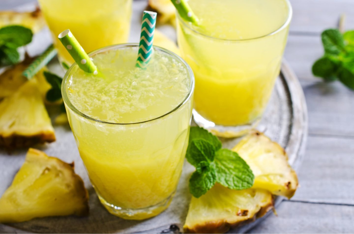 cold pineapple juice