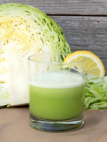 fresh cabbage juice