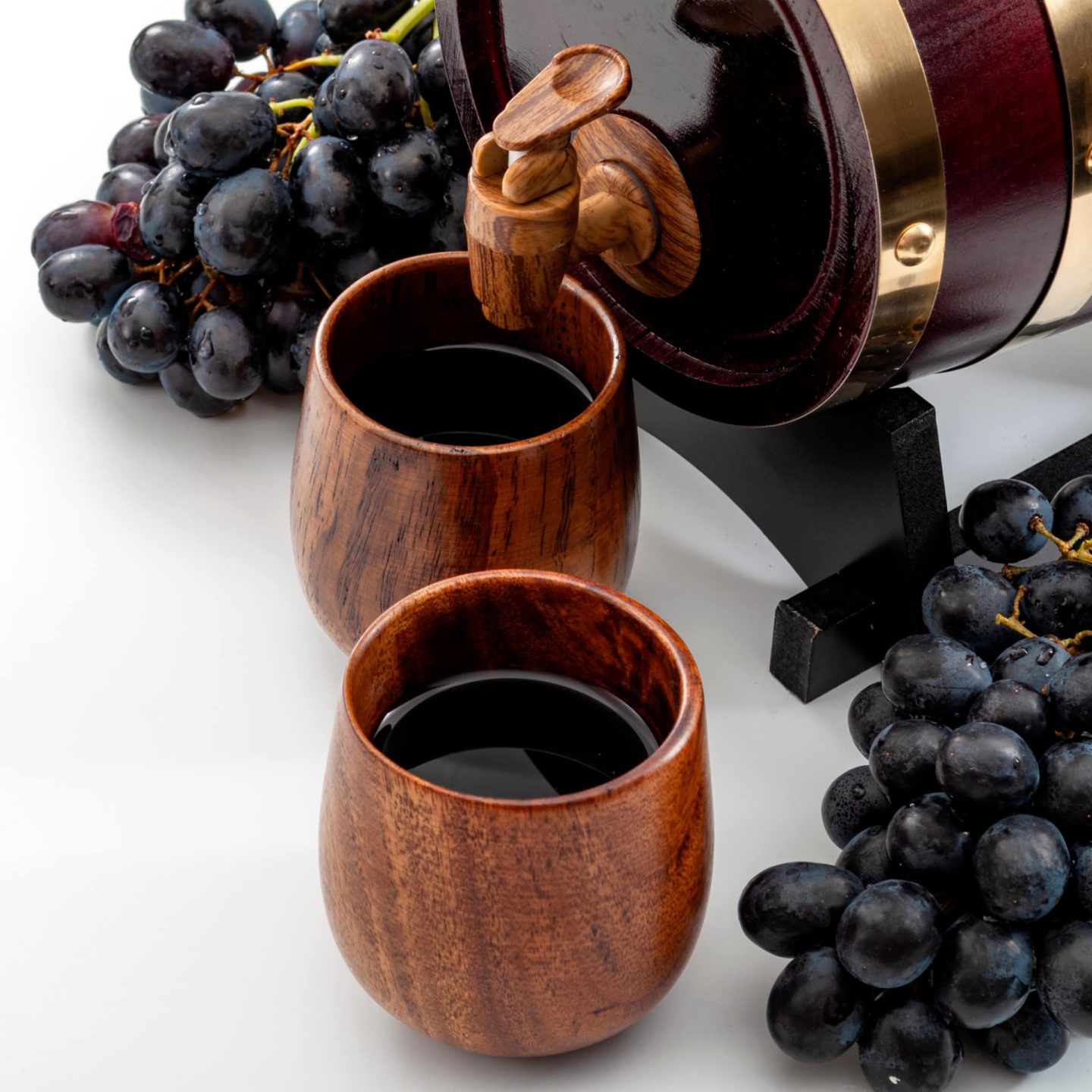 Grape Juice From Wooden Barrel