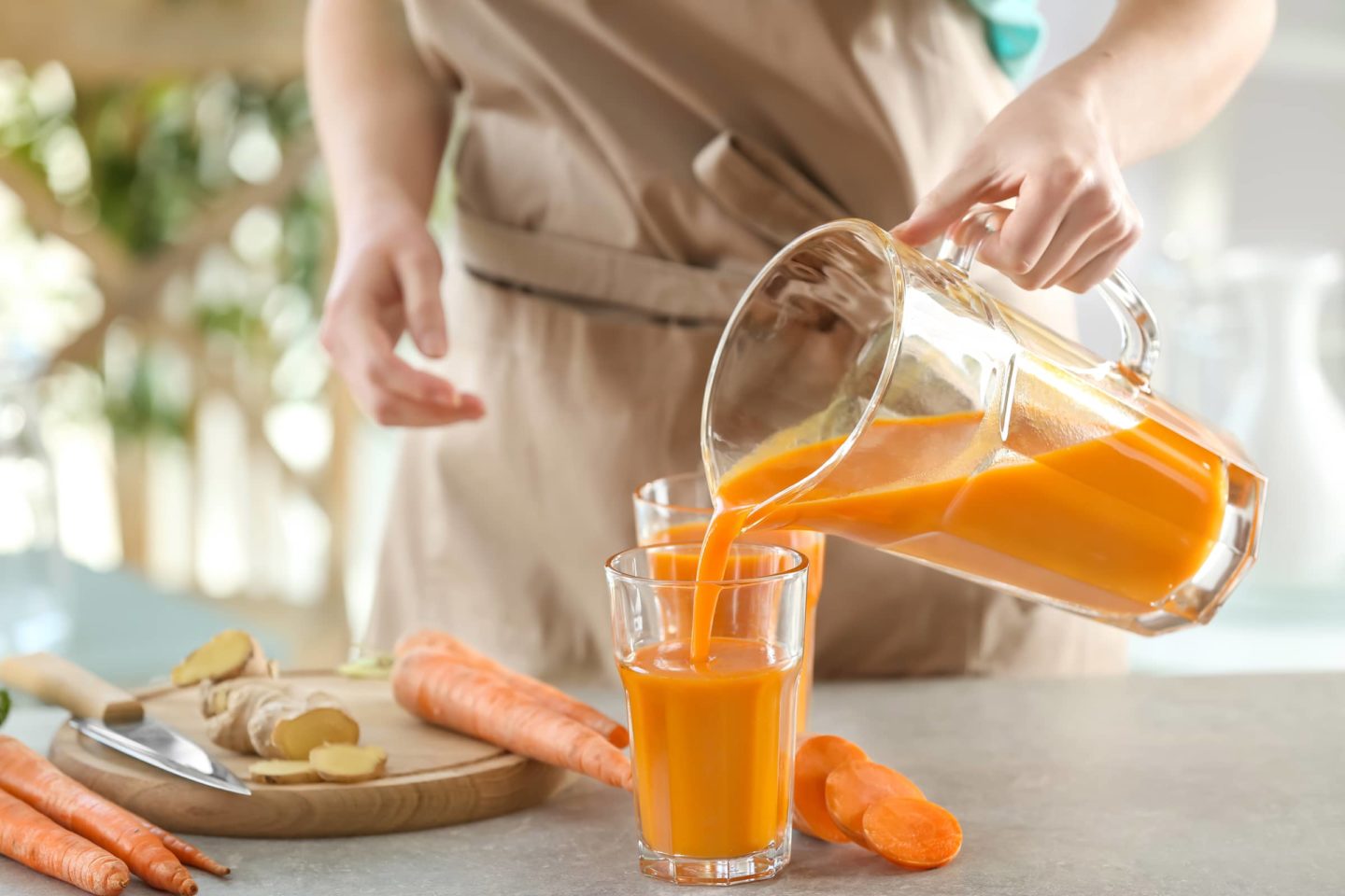 Homemade Carrot Juice