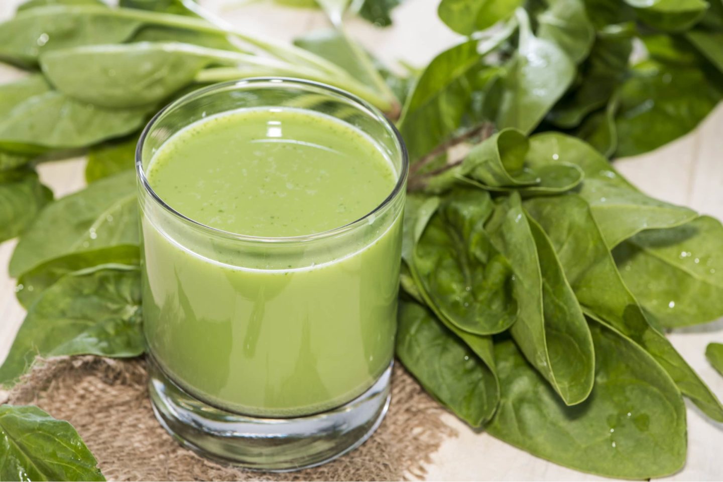 Homemade Spinach Juice