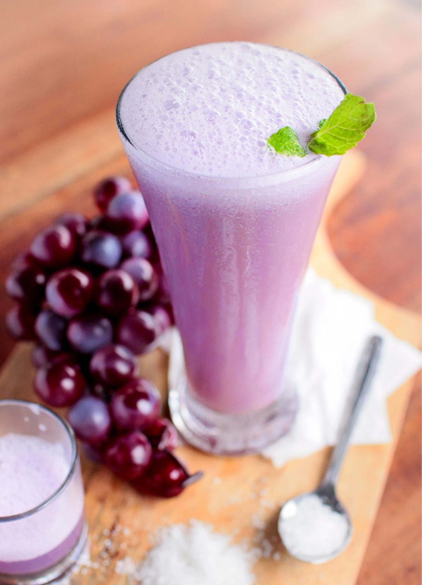 Mint Grape Yogurt Drink