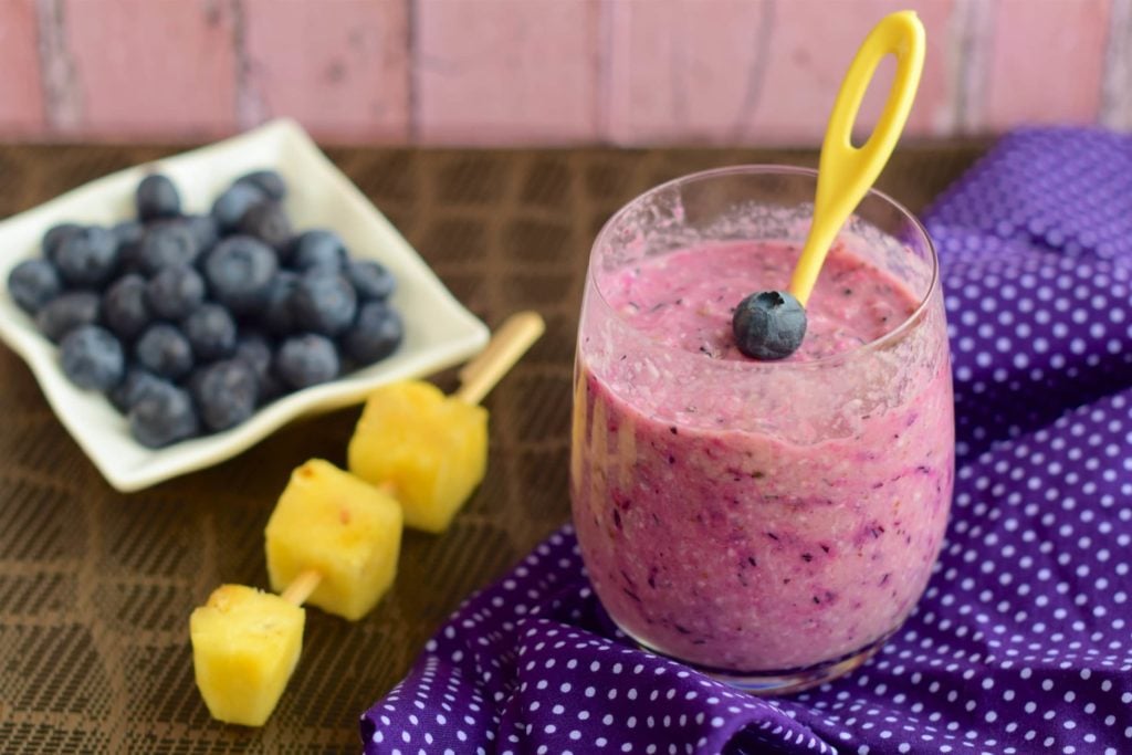 Pineapple Blueberry Juice 1024x683