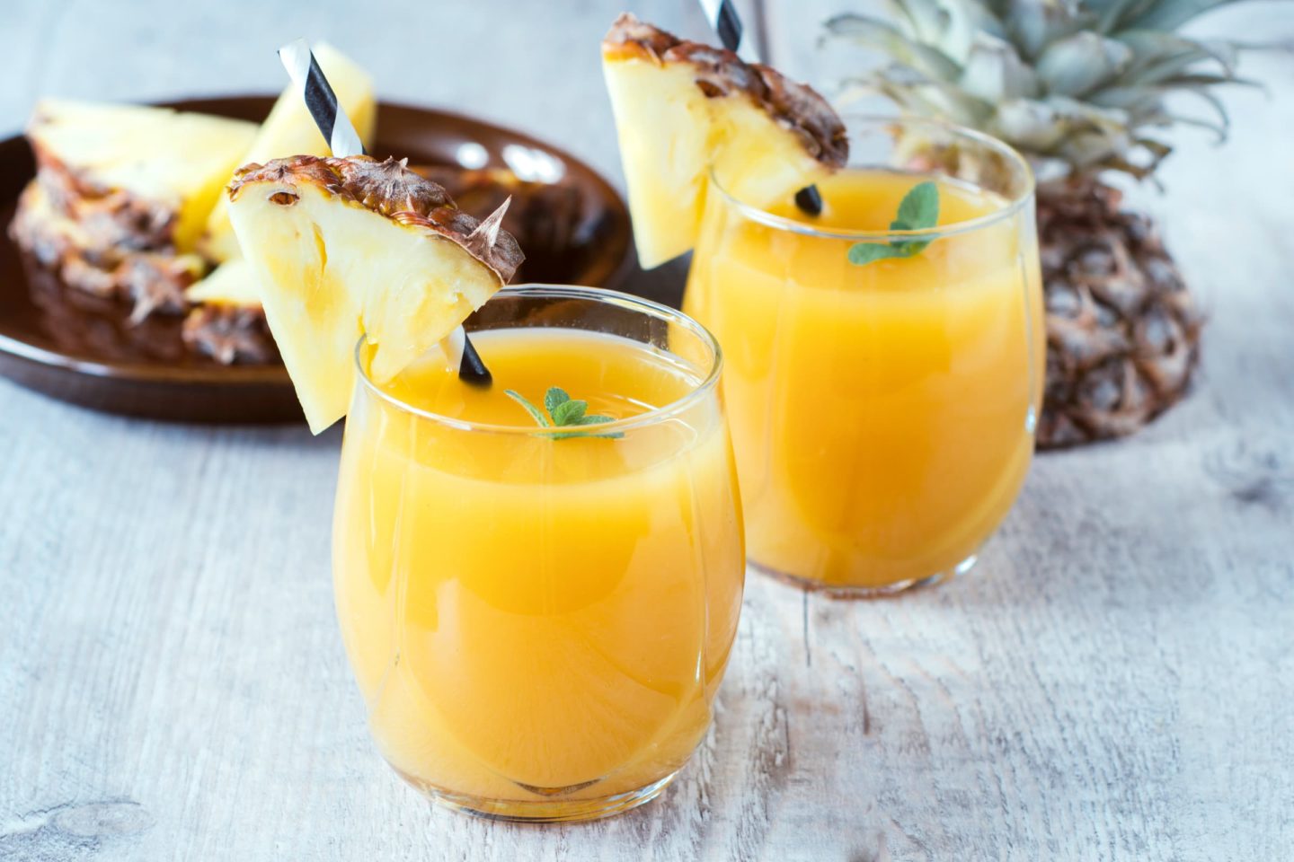 Pineapple Juice Glasses