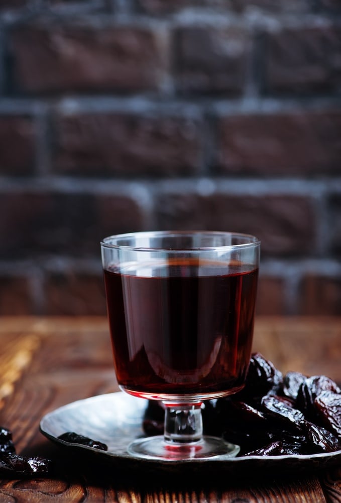 Prune Juice From Dried Plums