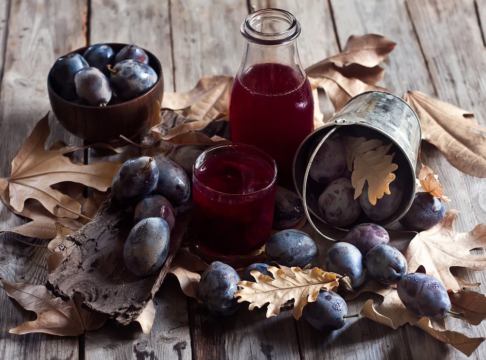 Prune Juice With Plums